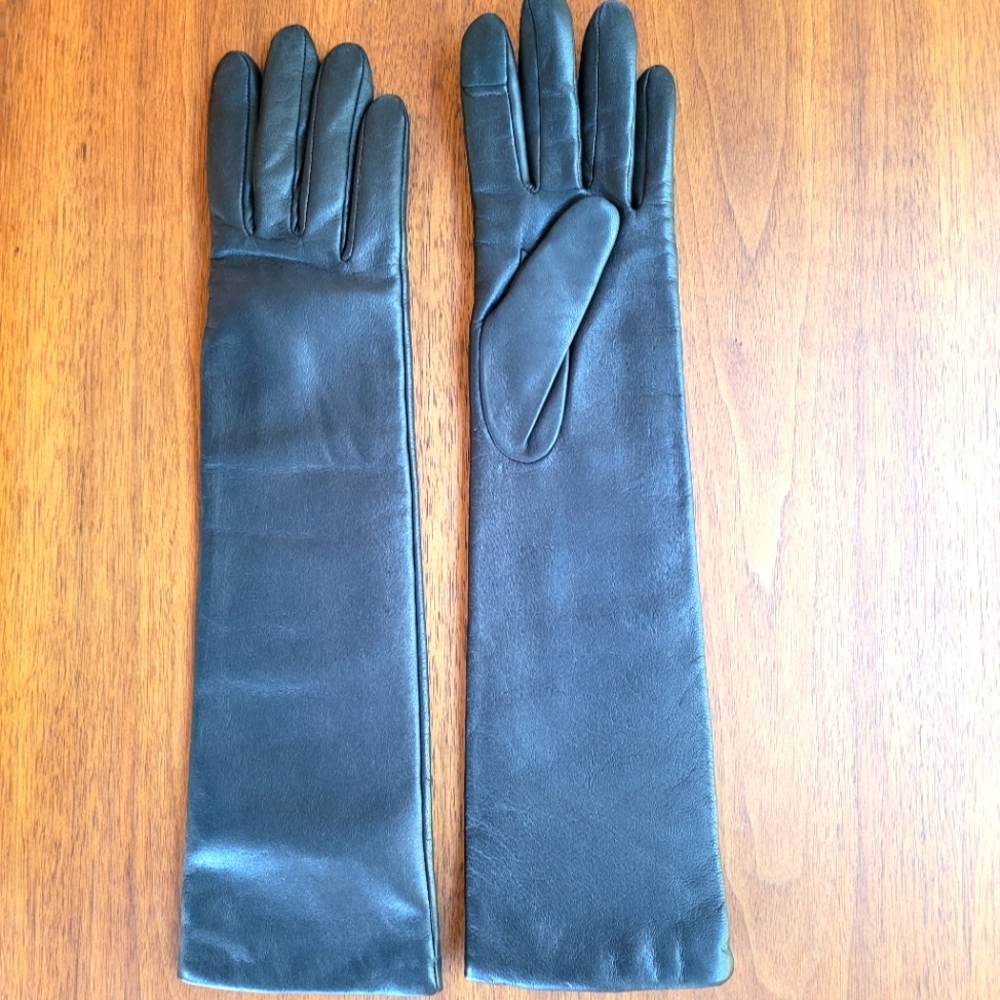 Agnelle leather gloves